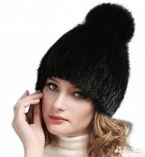 Шапка зимняя норковая