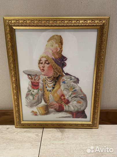 Набор Картин вышитых крестом ручная работа