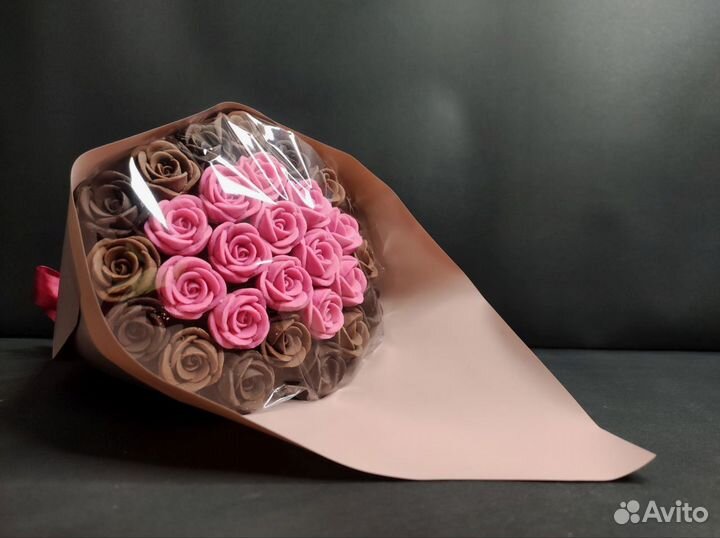 Букет - 29 Роз из Настоящего Шоколада