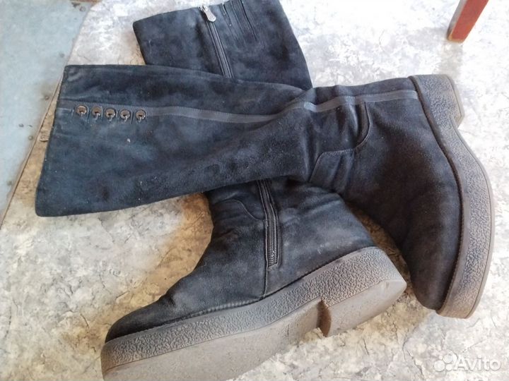 Сапоги женские натуральная кожа