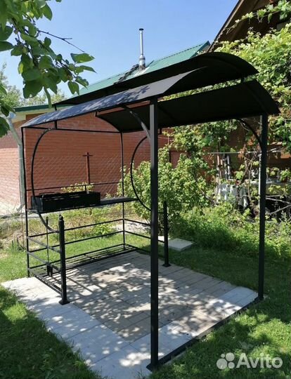 Мангал с печью от производителя