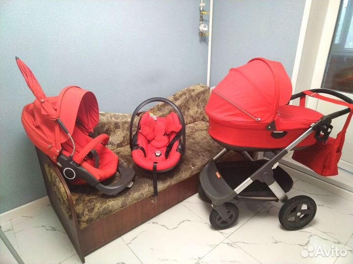 Коляска stokke trailz 3 в 1