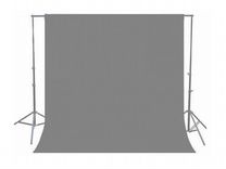 Фон муслиновый серый 3*3м Raylab BC01