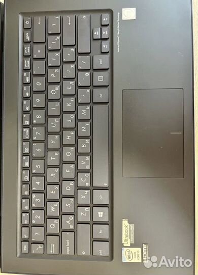 Стеклянный Ultrabook Asus i7 4k