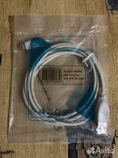 Новый USB - miniUSB кабель