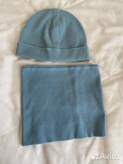 Комплект шапка и снуд