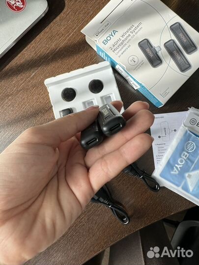 Петличный микрофон boya для iPhone