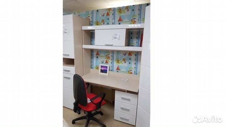 Стол компьютерный с надстройкой Симба