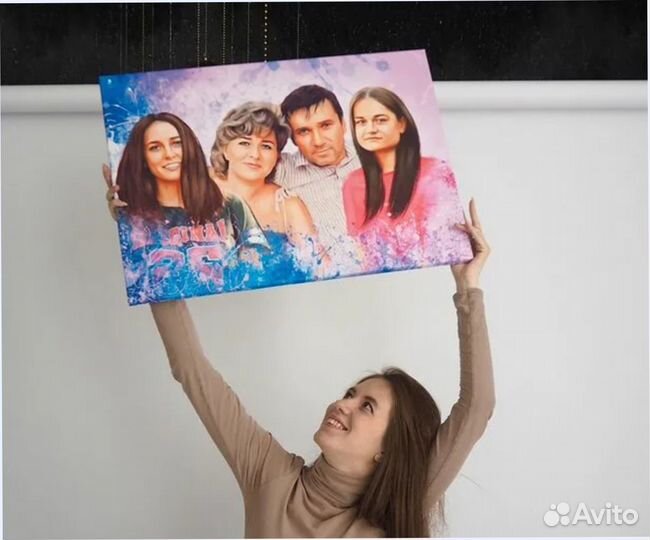 Портрет на холсте 60х80