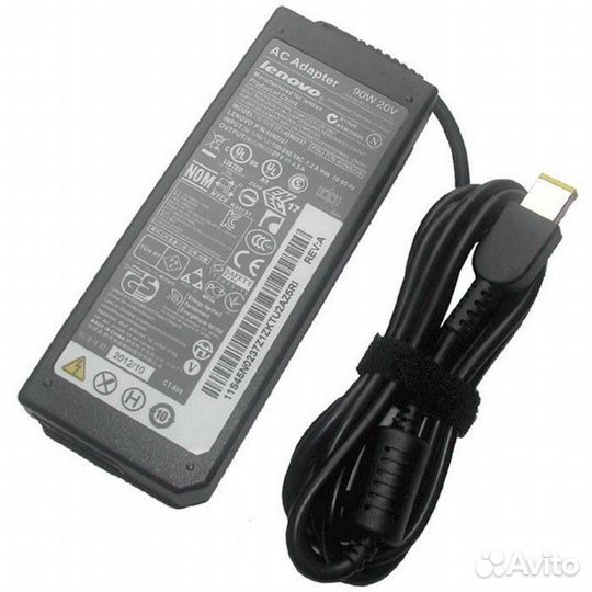 Блок питания для ноутбука Lenovo 20V 4.5A плоский