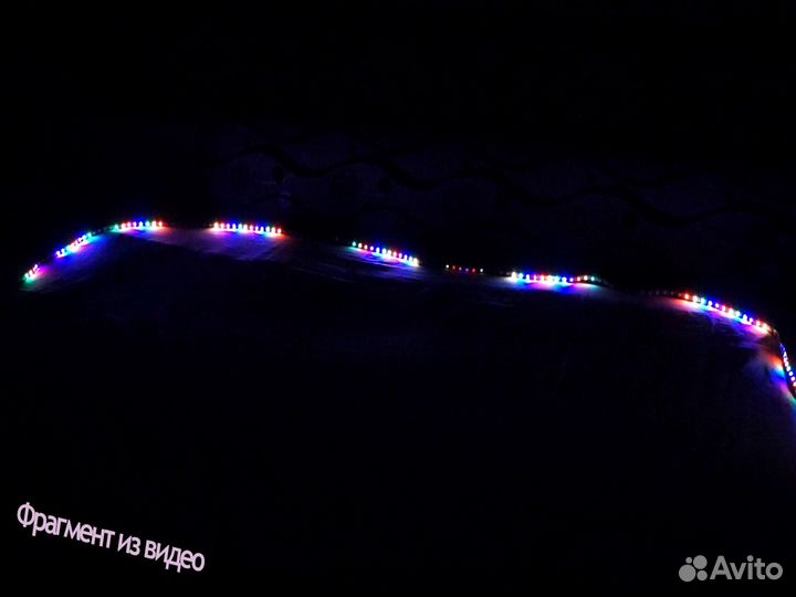 Цветомузыка + гирлянда, WiFi, светодиодная лента