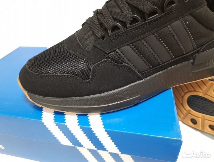 Кроссовки Adidas бег 40-45 артикул 50 чёрный