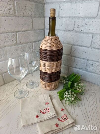 Плетеные изделия, подставки под бутылки