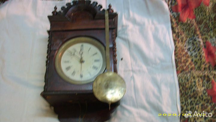 Старинные настенные часы мозер И К. москва