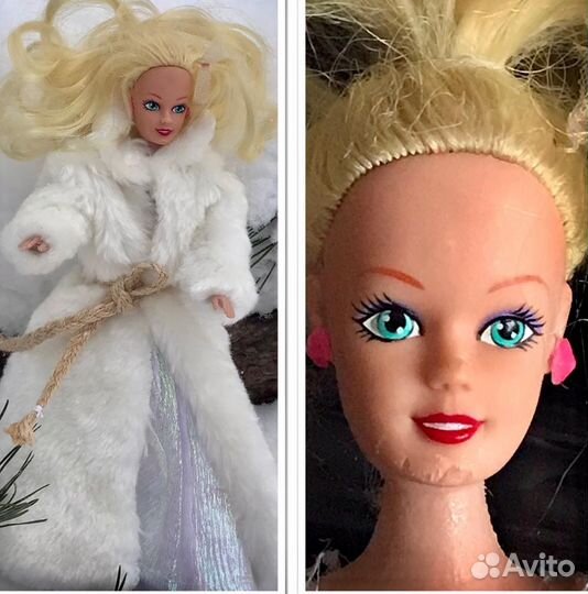 Пакетом 3 Барби +шубки+комплект одежды ценаза все