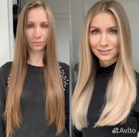 Сложное окрашивание волос, стрижки