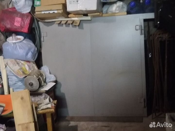 Окно-ставни металлическое для 2 этажа в гараж