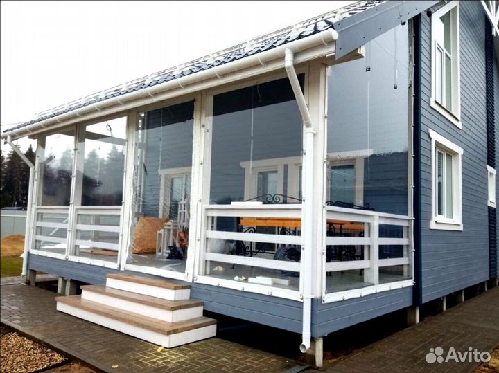 Мягкие окна для террас