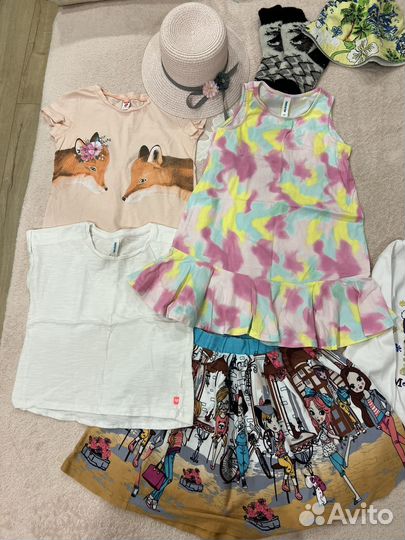 Вещи пакетом на девочку 104 - 110
