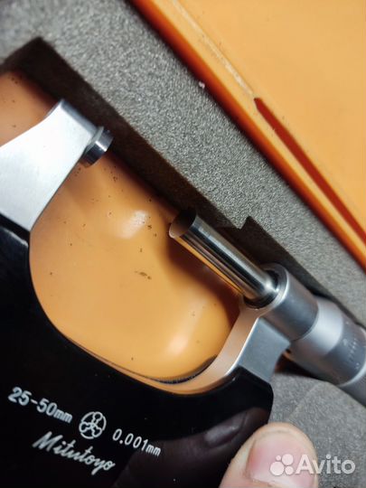 Микрометр Mitutoyo 25-50 0.001мм Япония