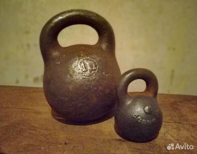 Гири для весов сормово 1 пуд, 10 фунтов,5 фунтов