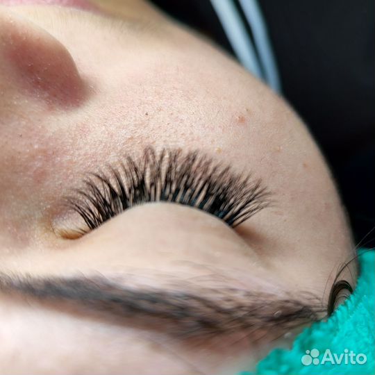 Наращивание ресниц на дому