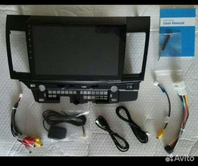 Рамка и Магнитола Mitsubishi lancer