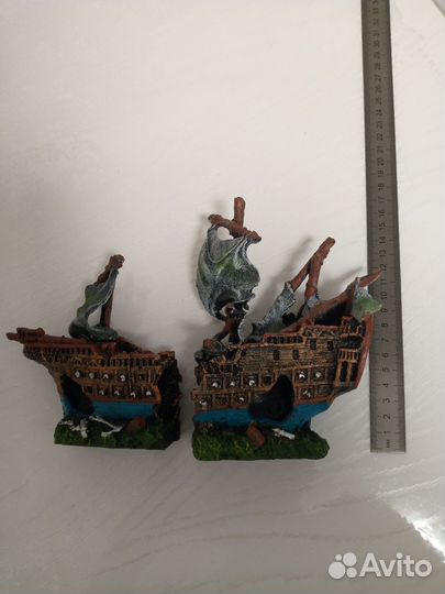 Корабль для аквариума