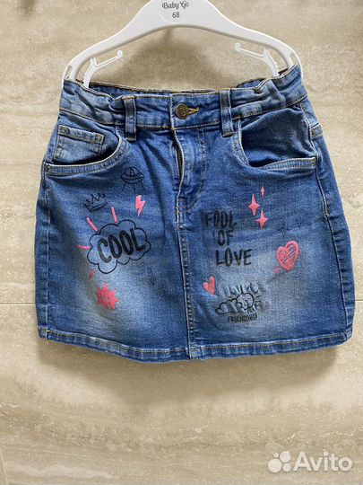 Джинсовая юбка