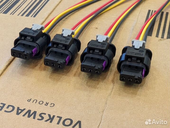 Разъем датчика парктроника VW Skoda audi 3-pin