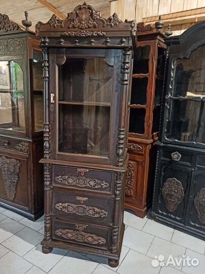 Горка буфет старинная антикварная