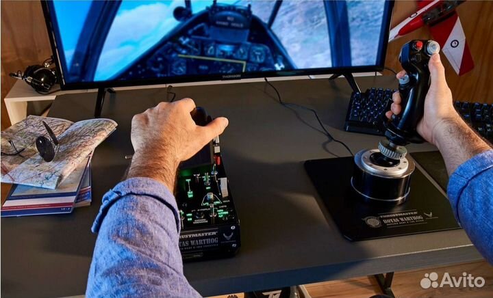 Джойстик Thrustmaster Hotas Warthog для PC Black