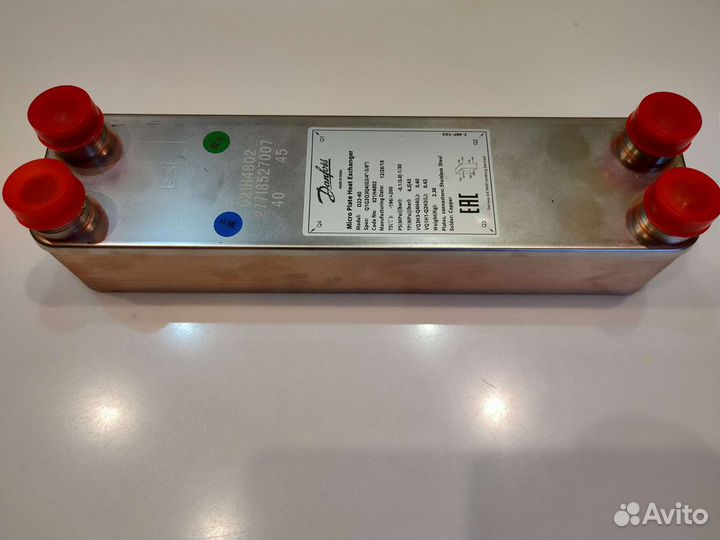 Теплообменник Danfoss фреон вода 30 bar