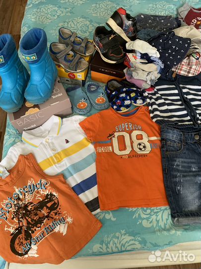 Одежда и обувь на мальчика,86-92