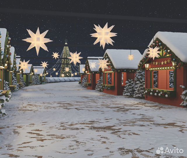 Новогодняя светящаяся фигура