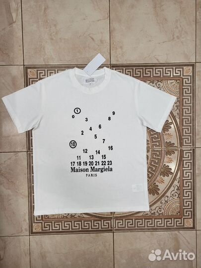 Maison Margiela футболка белая