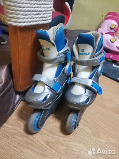 Роликовые коньки детские раздвижные