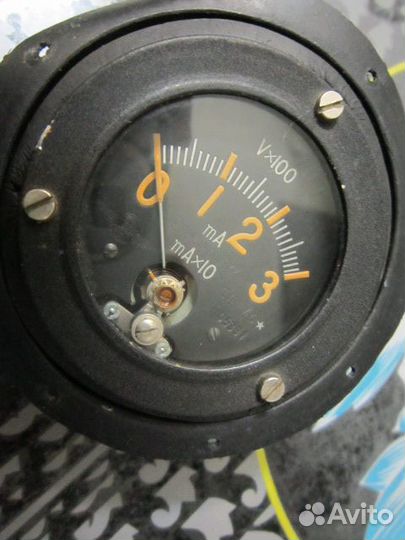 Авиационный вольтметр (миллиамперметр) ва-46
