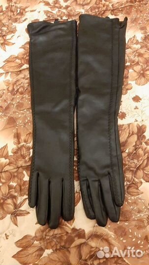 Перчатки кожаные