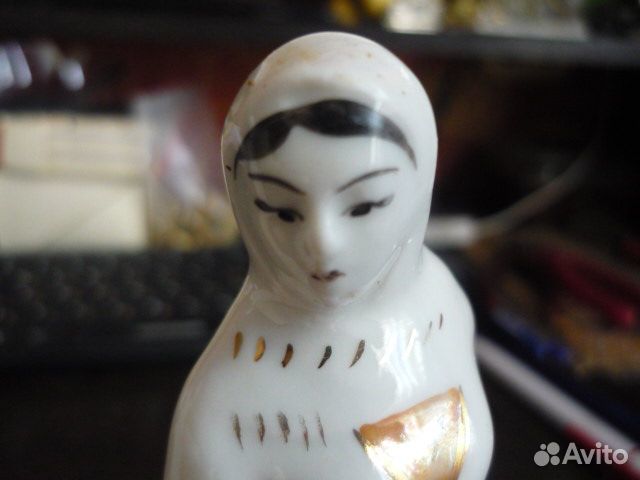 Горец и Горянка парная статуэтка. Советский фарфо