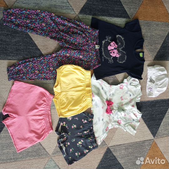 Пакет одежды на девочку р. 86/92