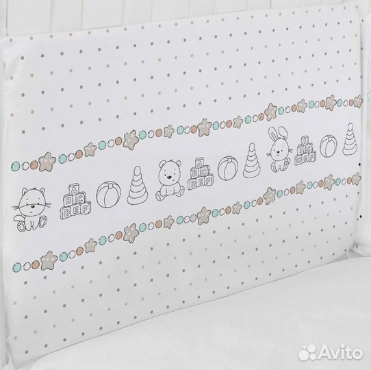 Бортики в детскую кроватку