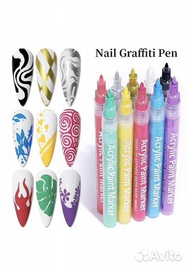 Маркеры для рисования/маркеры для ногтей