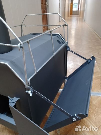 Печь для мобильной бани с парогенератором