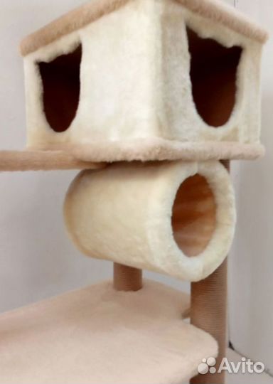 Качественный когтеточка игровой комплекс для крупных кошек высота 186 с гарантией