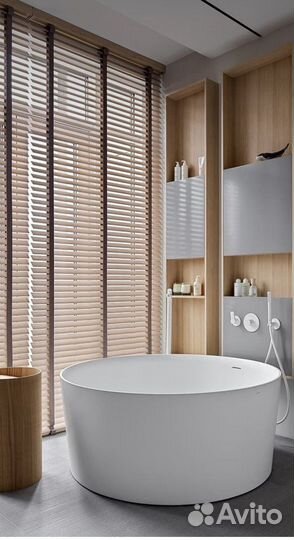 Жалюзи деревянные с лентой (H280см)