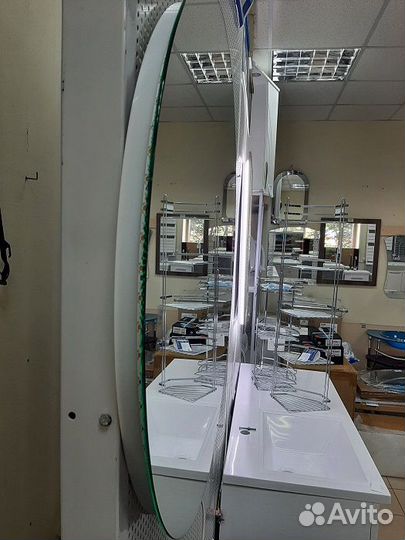 Зеркало круглое с подсветкой 1 м