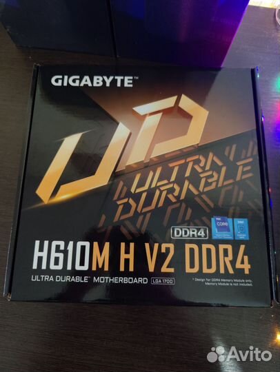 Материнская плата Gigabyte H610M H V2 DDR4 (Новая)