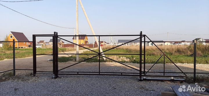 Каркас забора под ключ