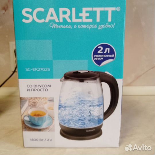 Электрический чайник скарлет